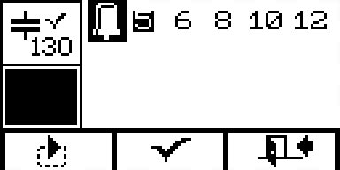 點擊第二個按鍵進入參數選擇模式