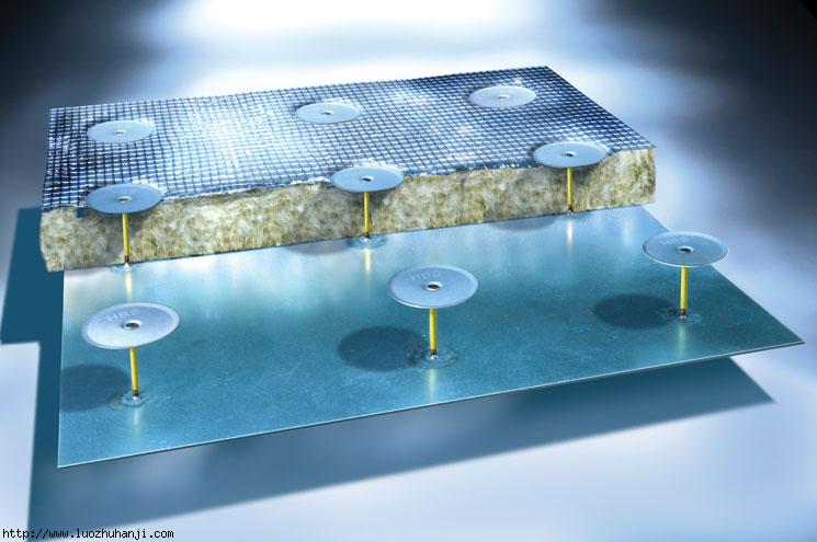 一體式保溫釘鋪設保溫棉效果圖