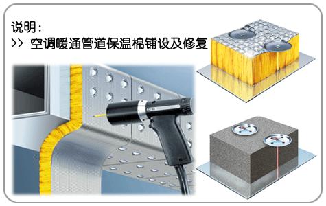 空調暖通保溫棉鋪設新工藝