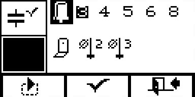 點擊第二個按鍵進入參數選擇模式